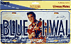L12053-Elvis-Presley-Blue-HWAI-License-Plate