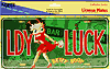 L12054-Betty-Boop-LDY-Luck-License-Plate