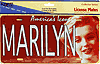 L12070-Marilyn-Monroe-License-Plate