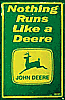 Show product details for Tin Sign: Nothing Runs Like A Deere M351