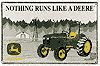 Show product details for Tin Sign: John Deere - Nothing Runs Like A Deere Sign M386N