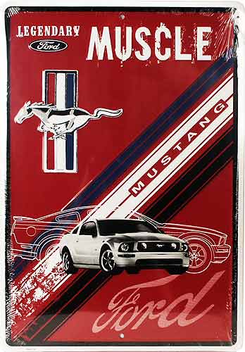 Tin Sign: Ford Mustang Muscle M734