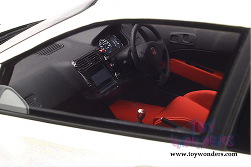Ottomobile - Honda Civic Type R EK9 Coupe (1999, 1/18 scale resin model car, White) OT264
