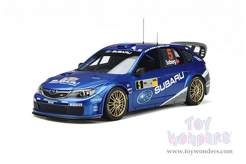 Ottomobile - Subaru Impreza 3 WRC #5 Petter Solberg Hardtop (2008, 1/18 scale resin model car, Blue) OT365