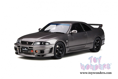 Ottomobile - Nissan Skyline GT-R "Grand Touring Car" by Omori Factory (BCNR33) (2016, 1/18 scale resin model car, Dark Grey) OT758
