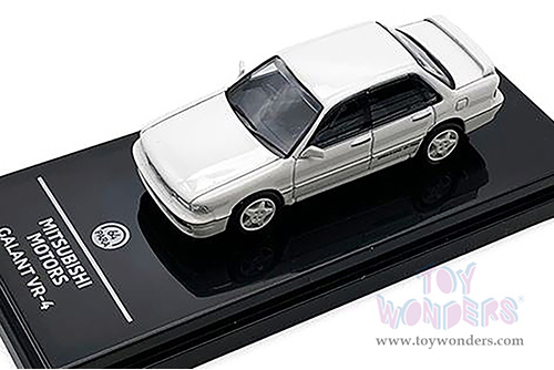 Paragon - Mitsubishi Galant VR-4 LHD (1/64 scale diecast model car, Sophia White) PA55106W