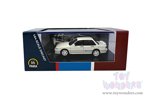 Paragon - Mitsubishi Galant VR-4 LHD (1/64 scale diecast model car, Sophia White) PA55106W