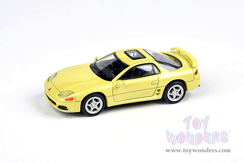 Paragon - Mitsubishi 3000GT GTO (1/64 scale diecast model car, Martinique Yellow Pearl) PA55137YL