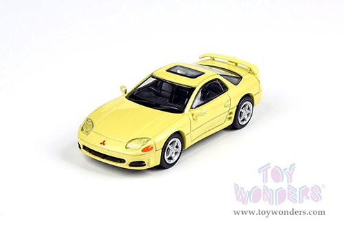 Paragon - Mitsubishi 3000GT GTO (1/64 scale diecast model car, Martinique Yellow Pearl) PA55137YL