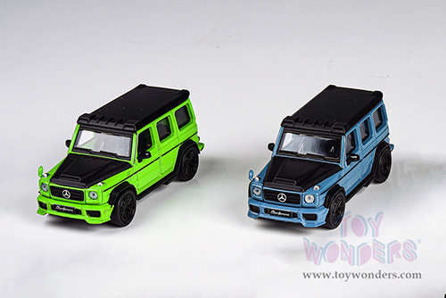 Paragon - Liberty Walk Mercedes-AMG G 63 (1/64 scale diecast model car, China Blue/Matte Black) PA55167BU