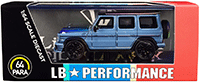 Show product details for Paragon - Liberty Walk Mercedes-AMG G 63 (1/64 scale diecast model car, China Blue/Matte Black) PA55167BU