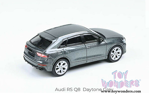 Paragon - Audi RS Q8 LHD Hardtop (1/64 scale diecast model car, Daytona Grey) PA55172GY