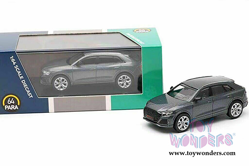 Paragon - Audi RS Q8 LHD Hardtop (1/64 scale diecast model car, Daytona Grey) PA55172GY
