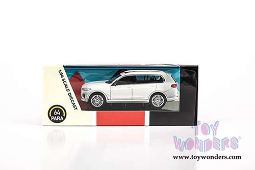 Paragon - BMW X7 LHD Hardtop (2018, 1/64 scale diecast model car, White) PA55192W