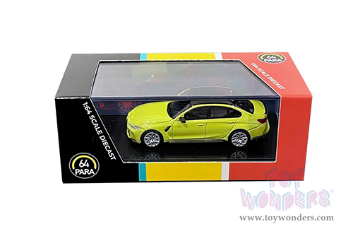 Paragon - BMW M3 (G80) (1/64 scale diecast model car, Sao Paulo Yellow) PA55204YL