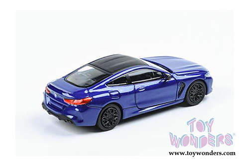 Paragon - BMW M8 Coupe (1/64 scale diecast model car, Marina Bay Blue Metallic) PA55212BU