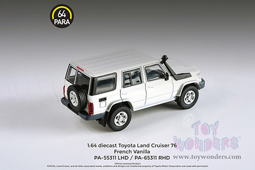 Paragon - Toyota Land Cruiser LC76 (2007, 1/64 scale diecast model car, French Vanilla) PA55311W