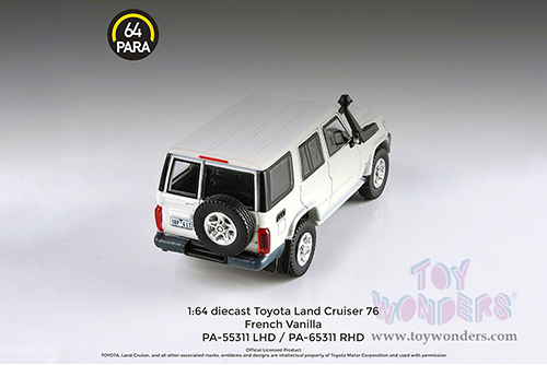 Paragon - Toyota Land Cruiser LC76 (2007, 1/64 scale diecast model car, French Vanilla) PA55311W