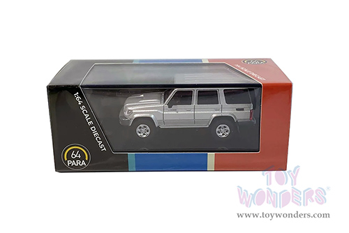Paragon - Toyota Land Cruiser LC76 (2007, 1/64 scale diecast model car, Silver Pearl) PA55312SV