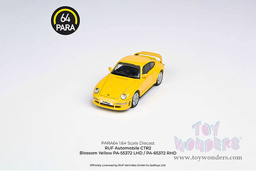 Paragon - RUF CTR2 (1/64 scale diecast model car, Blossom Yellow) PA55372YL
