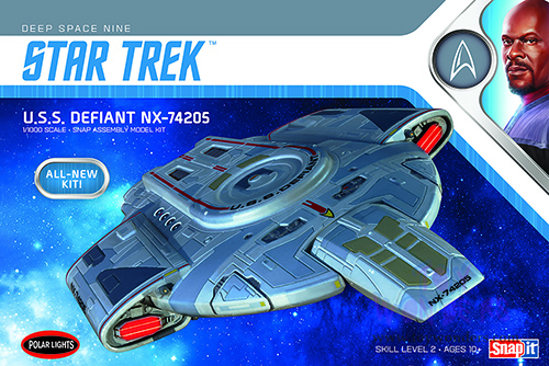 Polar Lights - Snap Kit | Star Trek U.S.S. Defiant NX-74205 (1/1000 scale model) POL952/12 MAP: $25.99