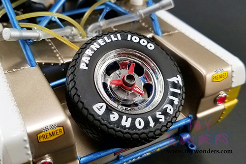 Real Art Replicas - Ford Big Oly Bronco #1 Parnelli Jones Baja 1000 Champion (1/18 scale diecast model car, Yelllow/White) RAR18001