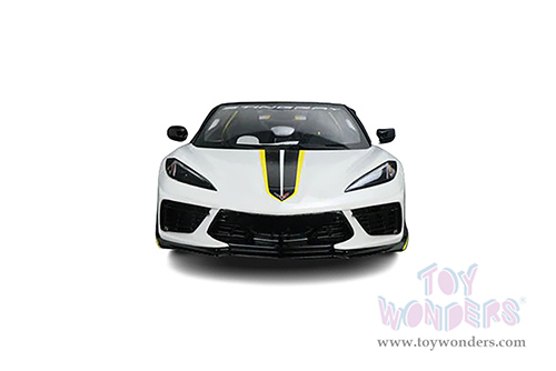 Real Art Replicas - Chevrolet&reg; Corvette&reg; Stingray Official Pace Car "105h Indianapolis 500" (2021, 1/18 scale resin model car, White) RAR18017