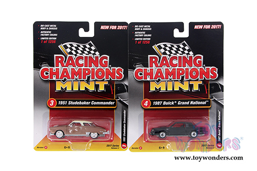 Round 2 Racing Champions Mint 2017 Release 2 A (1/64 scale diecast model car, Asstd.) RC004/12A