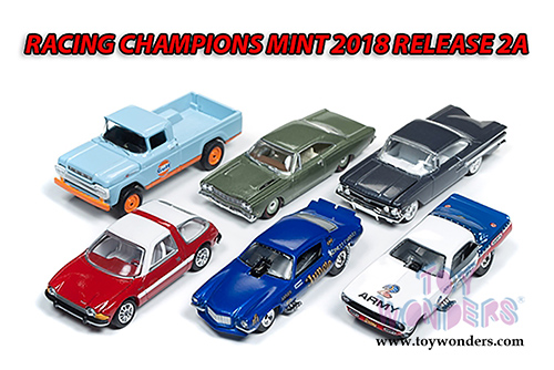 Round 2 Racing Champions Mint 2018 Release 2 A (1/64 scale diecast model car, Asstd.) RC008/48A