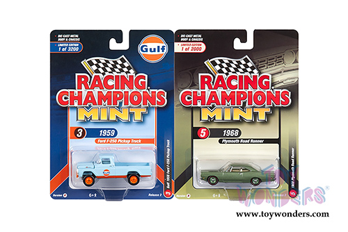Round 2 Racing Champions Mint 2018 Release 2 A (1/64 scale diecast model car, Asstd.) RC008/48A