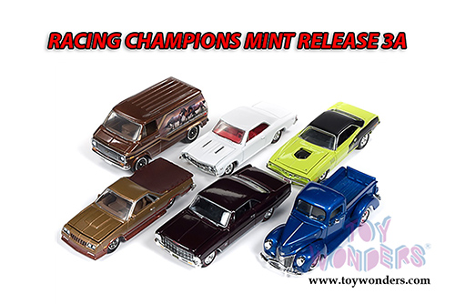 Round 2 Racing Champions Mint 2018 Release 3 A (1/64 scale diecast model car, Asstd.) RC009/48A