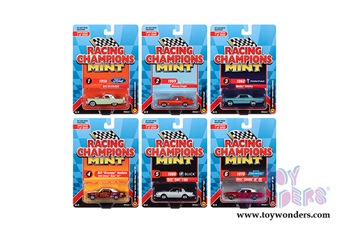 Round 2 Racing Champions Mint 2020 Release 1 (1/64 scale diecast model car, Asstd.) RC012/48