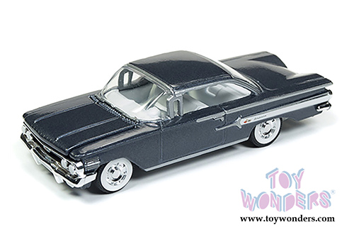 Round 2 Racing Champions Mint - Chevrolet Impala&trade; Hardtop (1960, 1/64 scale diecast model car, Shadow Gray Metallic) RCSP003/24