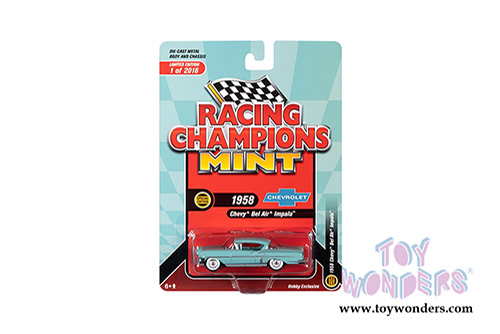 Round 2 Racing Champions Mint - Chevrolet&reg; Bel Air&reg; Impala Hardtop (1958, 1/64 scale diecast model car, Glen Green) RCSP013/24