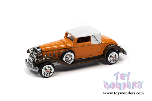 Round 2 Racing Champions Mint - Cadillac&reg; V16 Cabriolet (1931, 1/64 scale diecast model car, Burnt Orange/Brown) RCSP015/24