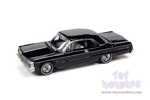 Round 2 Racing Champions Mint 2021 Release 1 | Chevrolet&reg; Impala SS 409 Hardtop (1964, 1/64 scale diecast model car, Black) RCSP021/24