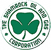 Tin Sign: The Shamrock Oil And Gas Corporation Round Sign RD18