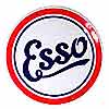 Tin Sign: Esso Gasoline Round Sign RD37