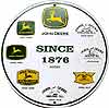 Show product details for Tin Sign: John Deere Since 1876 Round Sign RD44