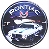 Tin Sign: Pontiac Firebird Round Sign RD96