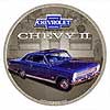 Tin Sign: Chevy II Round Sign RD98