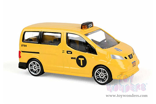 Daron Realtoy® - N.Y.C. Nissan Taxi Van (3" diecast model car, Yellow) RT8953N