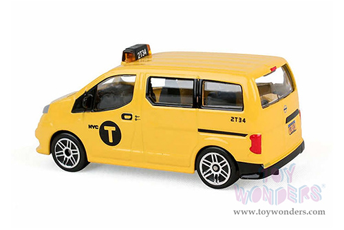 Daron Realtoy® - N.Y.C. Nissan Taxi Van (3" diecast model car, Yellow) RT8953N