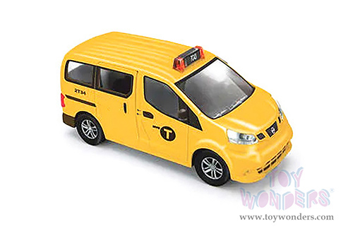 Daron Realtoy® - N.Y.C. Nissan Taxi Van (3" diecast model car, Yellow) RT8953N