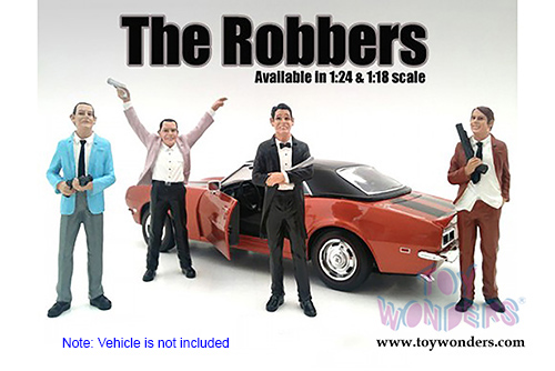 American Diorama Figurine - The Robbers - Robber III (1/18 scale, Red) 23885