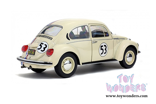 Solido - Volkswagen Beetle 1303 Racer #53 Hardtop (1973, 1/18 scale diecast model car, Cream) S1800505