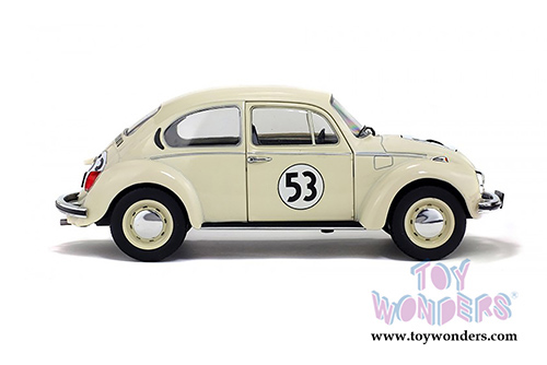 Solido - Volkswagen Beetle 1303 Racer #53 Hardtop (1973, 1/18 scale diecast model car, Cream) S1800505