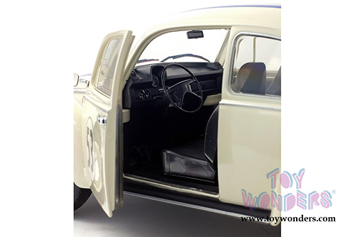 Solido - Volkswagen Beetle 1303 Racer #53 Hardtop (1973, 1/18 scale diecast model car, Cream) S1800505