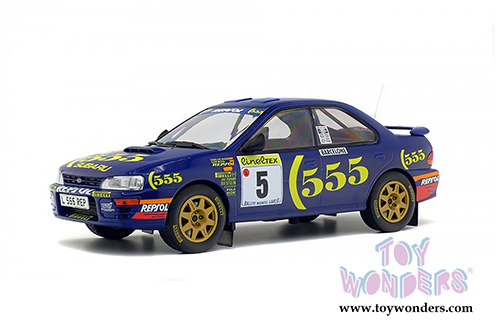 Solido - Subaru Impreza Montecarlo #5 Hardtop (1995, 1/18 scale diecast model car, Blue) S1800802