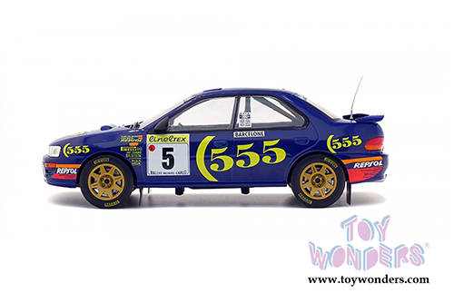 Solido - Subaru Impreza Montecarlo #5 Hardtop (1995, 1/18 scale diecast model car, Blue) S1800802